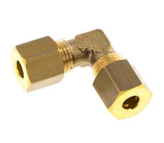 5mm Brass 90 deg Elbow Compression Fitting 150 Bar DIN EN 1254-2