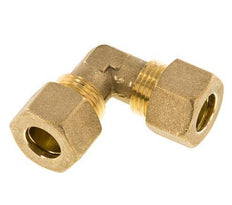 12mm Brass 90 deg Elbow Compression Fitting 75 Bar DIN EN 1254-2