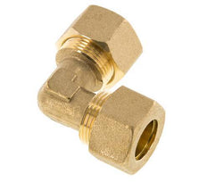 16mm Brass 90 deg Elbow Compression Fitting 76 Bar DIN EN 1254-2
