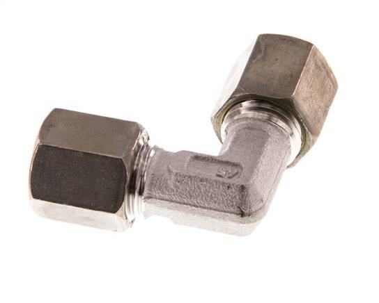 6S Stainless steel 90 deg Elbow Compression Fitting 630 Bar DIN 2353