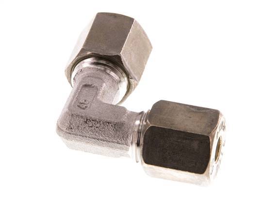 6S Stainless steel 90 deg Elbow Compression Fitting 630 Bar DIN 2353
