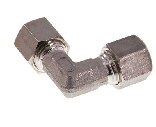 8L Stainless steel 90 deg Elbow Compression Fitting 315 Bar DIN 2353