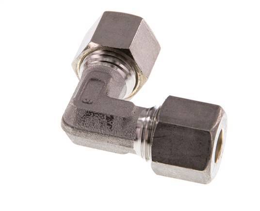 8L Stainless steel 90 deg Elbow Compression Fitting 315 Bar DIN 2353