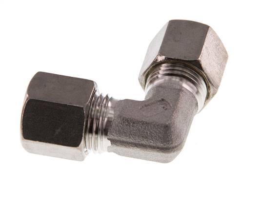 8S Stainless steel 90 deg Elbow Compression Fitting 630 Bar DIN 2353
