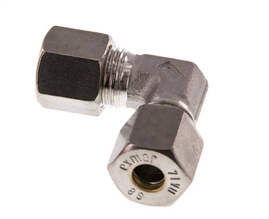 8S Stainless steel 90 deg Elbow Compression Fitting 630 Bar DIN 2353