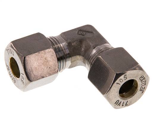 10S Stainless steel 90 deg Elbow Compression Fitting 630 Bar DIN 2353