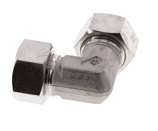 18L Stainless steel 90 deg Elbow Compression Fitting 315 Bar DIN 2353