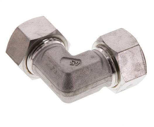 18L Stainless steel 90 deg Elbow Compression Fitting 315 Bar DIN 2353