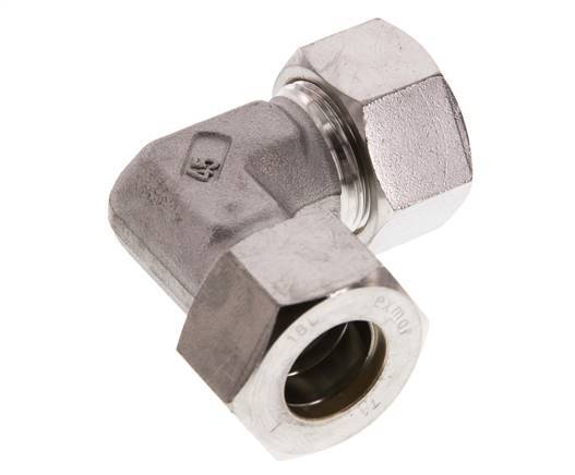 18L Stainless steel 90 deg Elbow Compression Fitting 315 Bar DIN 2353