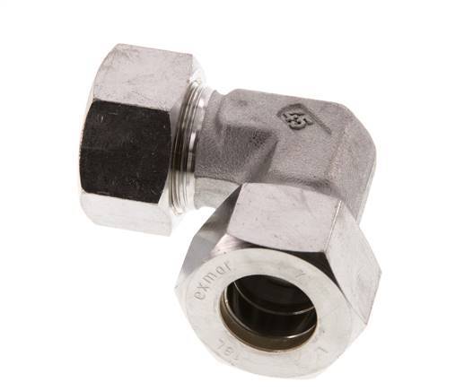 18L Stainless steel 90 deg Elbow Compression Fitting 315 Bar DIN 2353