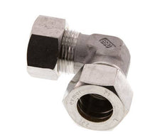22L Stainless steel 90 deg Elbow Compression Fitting 160 Bar DIN 2353