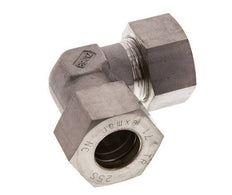 25S Stainless steel 90 deg Elbow Compression Fitting 400 Bar DIN 2353