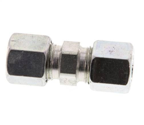 8LL Zinc plated Steel Straight Cutting Ring 100 Bar DIN 2353 [2 Pieces]
