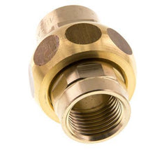 Rp 1/2'' Brass Double Nipple 3-pieces with Conically sealing 16 Bar