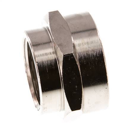 G 1'' x G 3/4'' Nickel plated Brass Socket 16 Bar