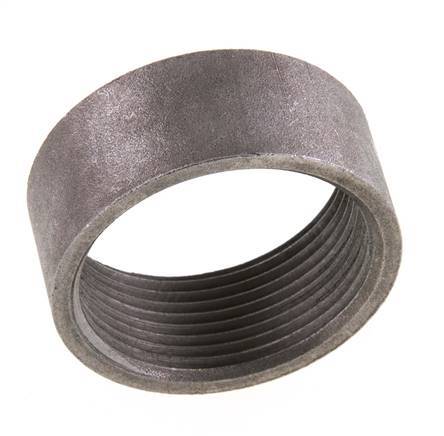 Rp 1 1/2'' x 54.5mm Steel Welding Socket 40 Bar DIN 2986 - 22mm [2 Pieces]