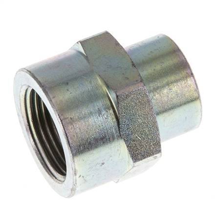 1/2'' NPT x 3/4'' NPT Zinc plated Steel Socket 170 Bar - Hydraulic