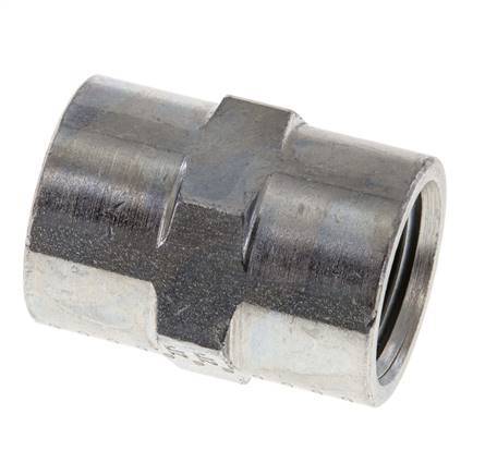 1/2'' NPT Zinc plated Steel Socket 210 Bar - Hydraulic