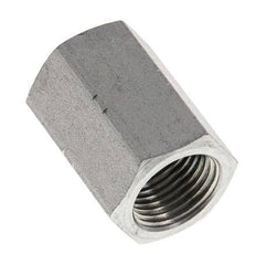 1/4'' NPT x 3/8'' NPT Zinc plated Steel Socket 210 Bar - Hydraulic