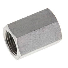 1/4'' NPT x 3/8'' NPT Zinc plated Steel Socket 210 Bar - Hydraulic