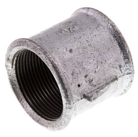Rp 1 1/2'' Zinc plated Cast iron Round Socket 25 Bar
