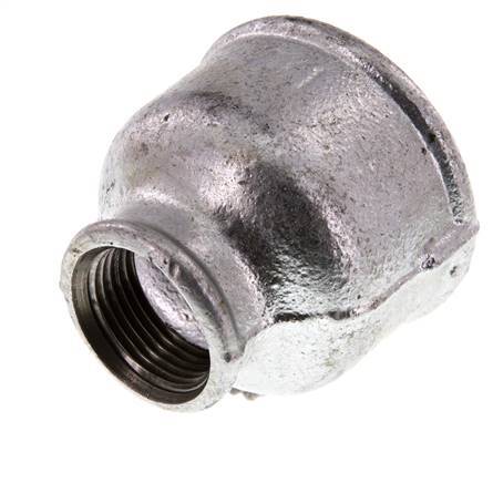 Rp 2'' x Rp 1'' Zinc plated Cast iron Round Socket 25 Bar