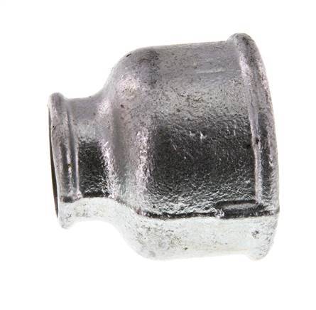Rp 2'' x Rp 1'' Zinc plated Cast iron Round Socket 25 Bar