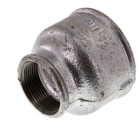 Rp 2 1/2'' x Rp 1 1/2'' Zinc plated Cast iron Round Socket 25 Bar