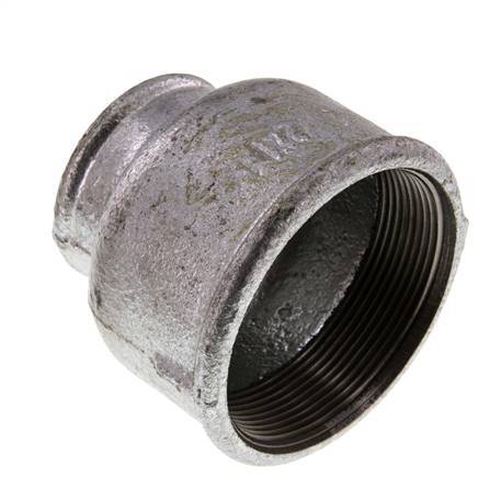 Rp 2 1/2'' x Rp 1 1/2'' Zinc plated Cast iron Round Socket 25 Bar