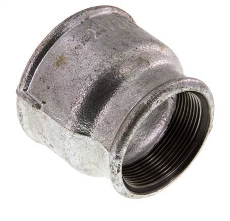 Rp 2 1/2'' x Rp 2'' Zinc plated Cast iron Round Socket 25 Bar