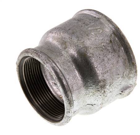 Rp 2 1/2'' x Rp 2'' Zinc plated Cast iron Round Socket 25 Bar