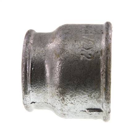 Rp 2 1/2'' x Rp 2'' Zinc plated Cast iron Round Socket 25 Bar