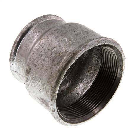 Rp 2 1/2'' x Rp 2'' Zinc plated Cast iron Round Socket 25 Bar