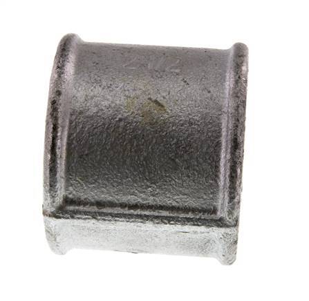 Rp 2 1/2'' Zinc plated Cast iron Round Socket 25 Bar
