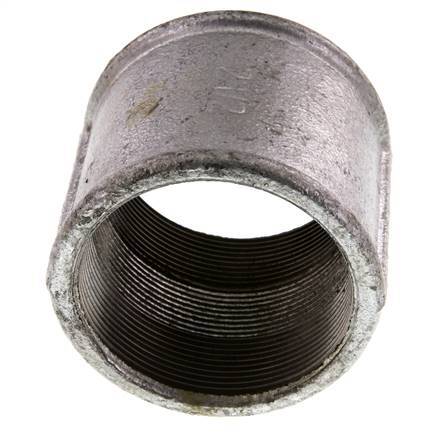 Rp 2 1/2'' Zinc plated Cast iron Round Socket 25 Bar
