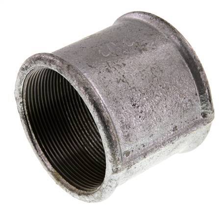 Rp 2 1/2'' Zinc plated Cast iron Round Socket 25 Bar