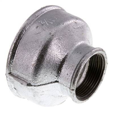 Rp 3'' x Rp 1 1/2'' Zinc plated Cast iron Round Socket 25 Bar