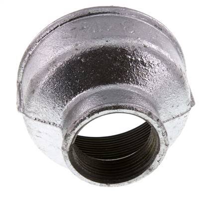 Rp 3'' x Rp 1 1/2'' Zinc plated Cast iron Round Socket 25 Bar