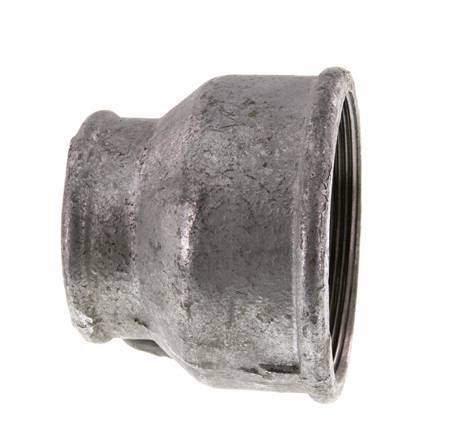 Rp 3'' x Rp 2'' Zinc plated Cast iron Round Socket 25 Bar
