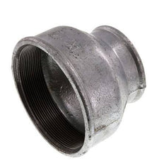 Rp 4'' x Rp 2 1/2'' Zinc plated Cast iron Round Socket 25 Bar