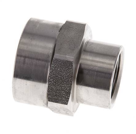 1/2'' NPT x 3/4'' NPT Stainless steel Socket 170 Bar - Hydraulic
