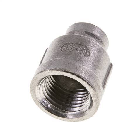 1/2'' NPT x 1/4'' NPT Stainless steel Round Socket 16 Bar
