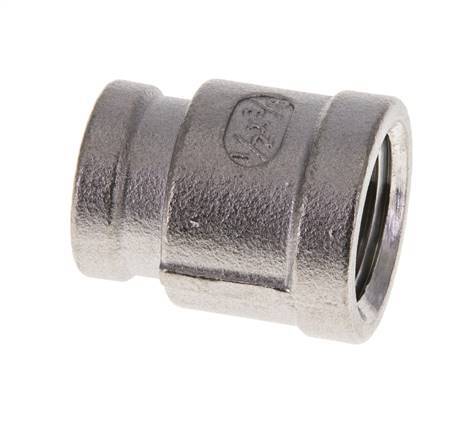 1/2'' NPT x 3/8'' NPT Stainless steel Round Socket 16 Bar