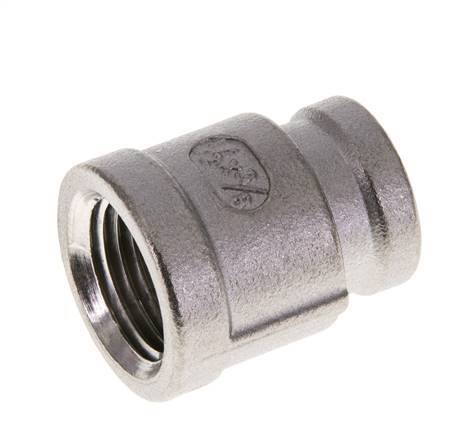 1/2'' NPT x 3/8'' NPT Stainless steel Round Socket 16 Bar