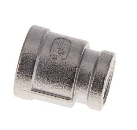 1/2'' NPT x 3/8'' NPT Stainless steel Round Socket 16 Bar