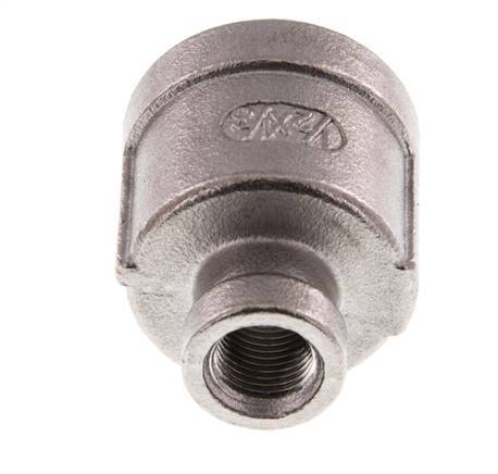 Rp 1/2'' x Rp 1/8'' Stainless steel Round Socket 16 Bar