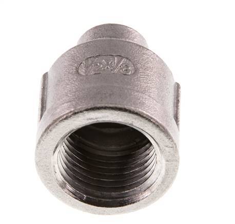 Rp 1/2'' x Rp 1/8'' Stainless steel Round Socket 16 Bar