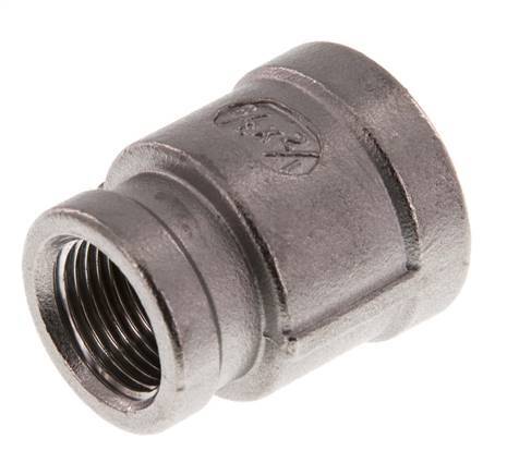 Rp 1/2'' x Rp 3/8'' Stainless steel Round Socket 16 Bar