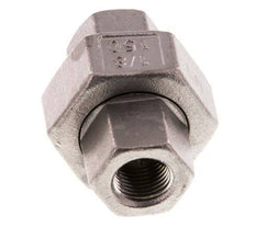 Rp 1/8'' Stainless steel Double Nipple 3-pieces with Conically sealing 16 Bar