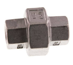 Rp 1/8'' Stainless steel Double Nipple 3-pieces with Conically sealing 16 Bar